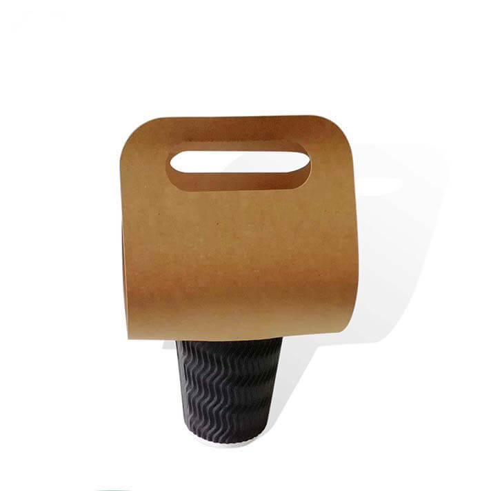 Customized Disposable Take Away Paper Cup Carrier Craft ...