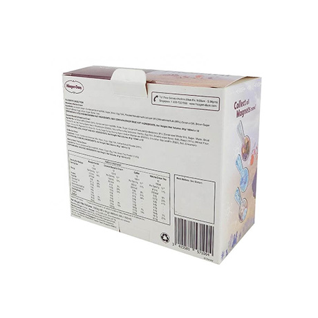 Customized Retail Ice Cream Family Size Packaging Paper Card Box For Supermarket Selling
