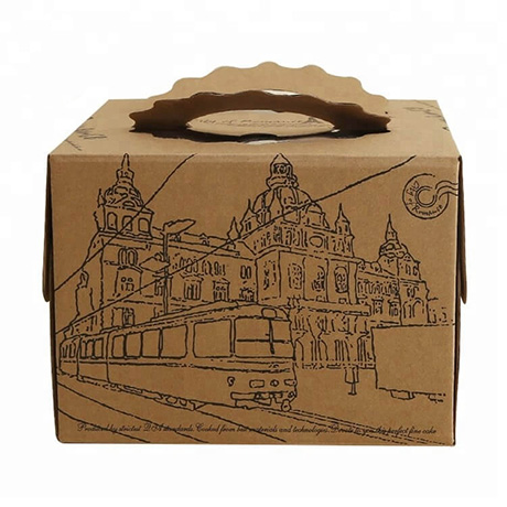 Wholesale Custom Printed Kraft Paper Take Away Triangle Food Sandwich Packaging Box