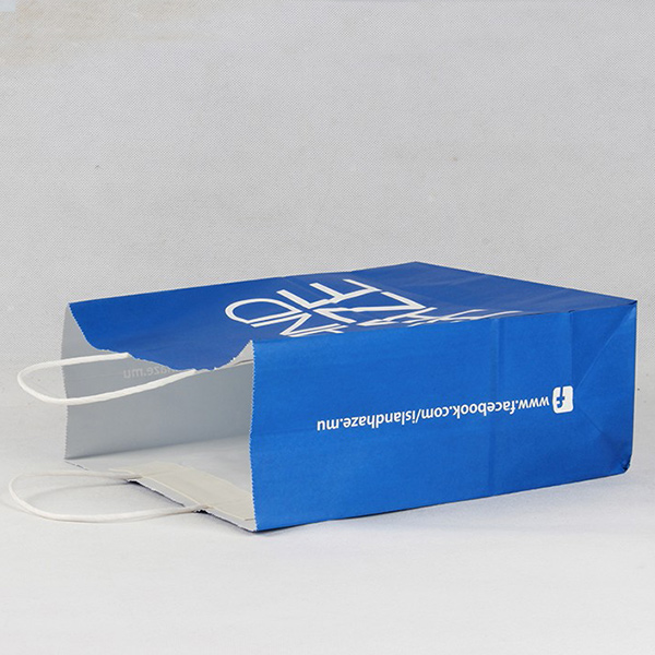 China ISLANDHAZE Fashion Simple Clothing Kraft Paper Bag Custom