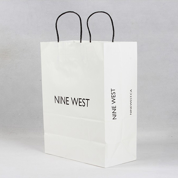 China NINEWEST Simple Clothing Paper Bag Customization Manufacturers